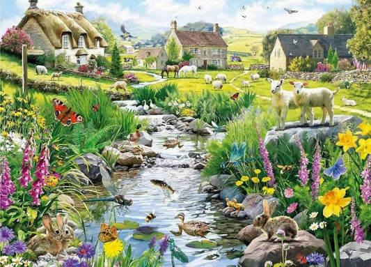 Gibsons - Babbling Brook - 500XL Piece Jigsaw Puzzle