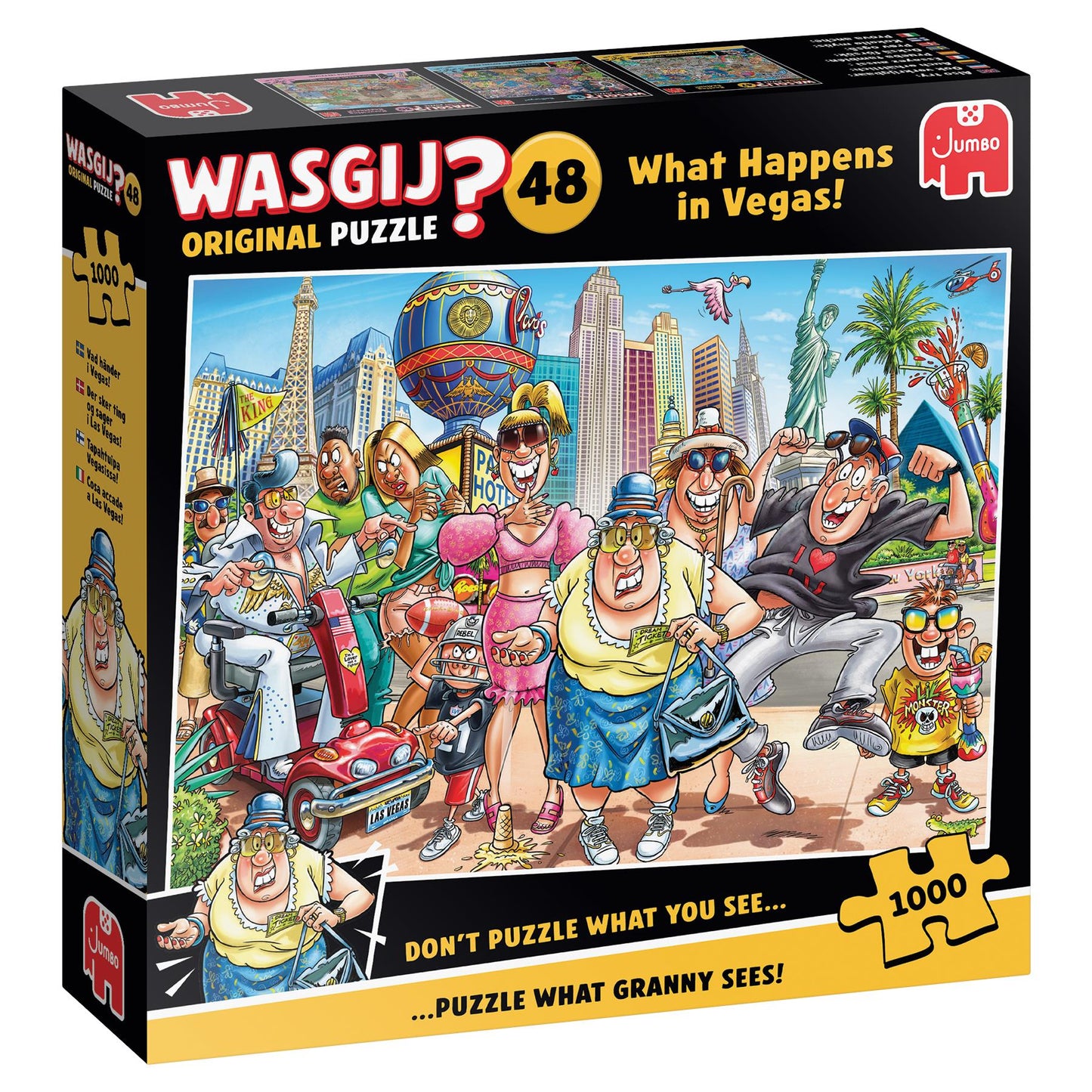 Wasgij - Original 48 What Happens in Vegas! - 1000 Piece Jigsaw Puzzle