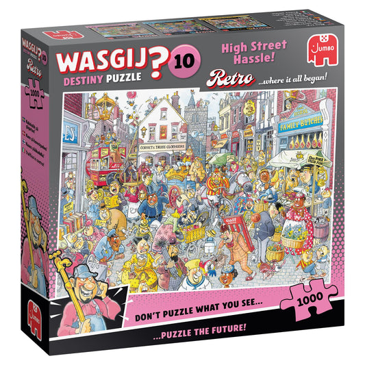 Wasgij - Retro Destiny 10 High Street Hassle! - 1000 Piece Jigsaw Puzzle