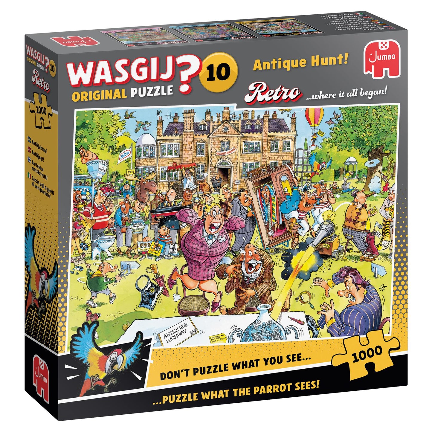Wasgij - Retro Original 10 Antique Hunt! - 1000 Piece Jigsaw Puzzle