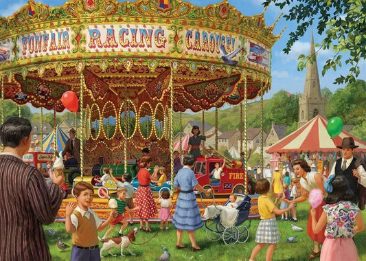 Falcon De Luxe - The Carousel - 1000 Piece Jigsaw Puzzle