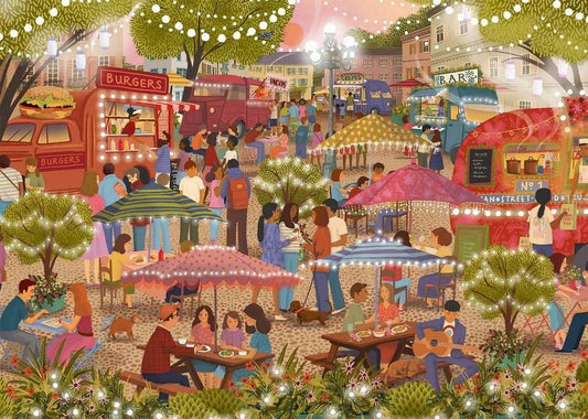 Falcon De Luxe - Foodie Festival - 1000 Piece Jigsaw Puzzle