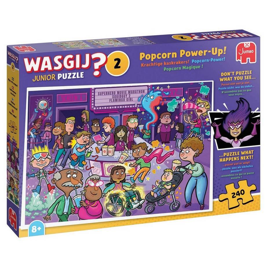 Wasgij - Junior 2 Popcorn Power-Up's! - 240 Piece Jigsaw Puzzle