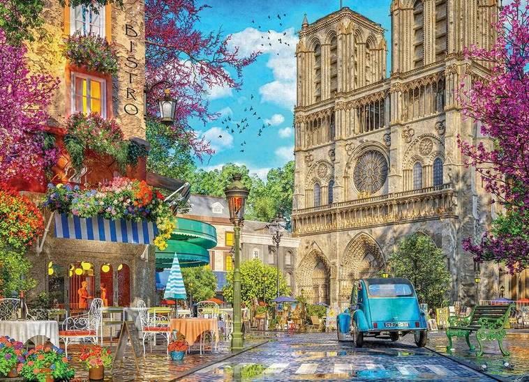 Eurographics - Notre Dame Afternoon - 1000 Piece Jigsaw Puzzle