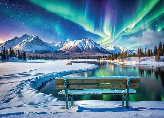 Eurographics - Yukon Northern Lights - 1000 Piece Jigsaw Puzzle