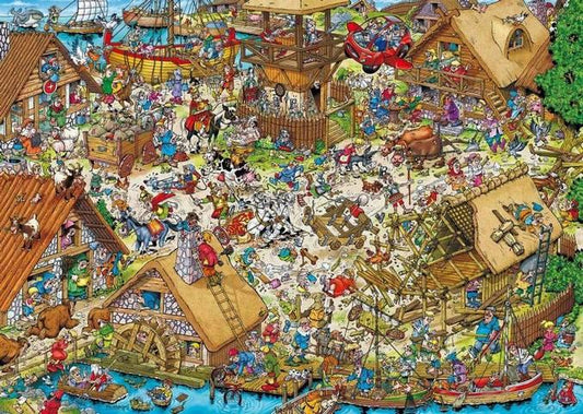 Ravensburger - Rays Comic Series - Time Travel No 1 - Classic Era - 1000 Piece Jigsaw Puzzle