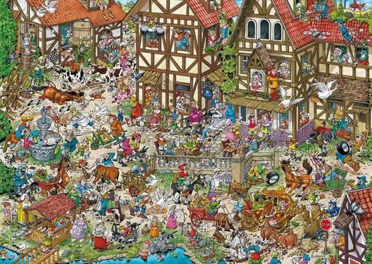 Ravensburger - Rays Comic Series - Time Travel No 2 - Middle Ages - 1000 Piece Jigsaw Puzzle