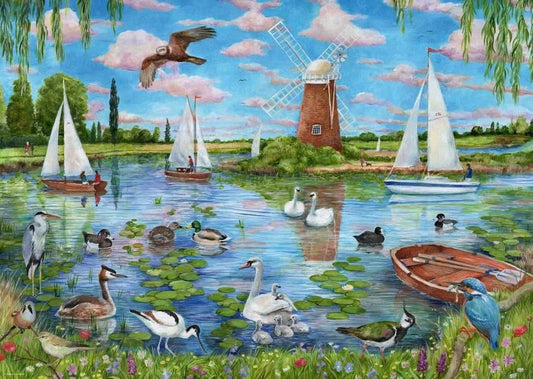 Ravensburger - Life along the Broads - 1000 Piece Jigsaw Puzzle