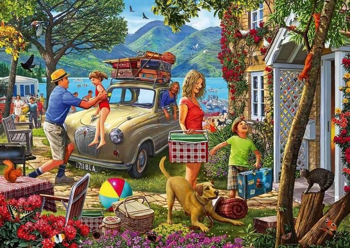 Ravensburger - Holiday Cottage - 1000 Piece Jigsaw Puzzle