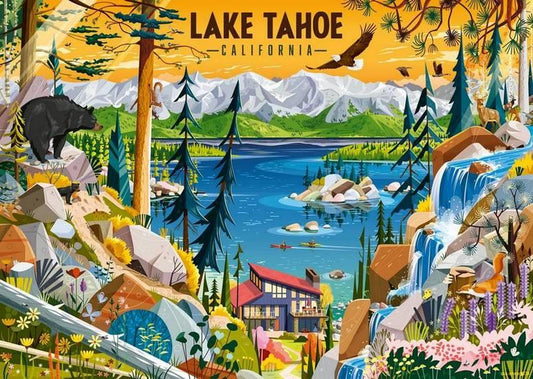 Ravensburger - Sacred Lake Tahoe - US Puzzle Championships - 1000 Piece Jigsaw Puzzle