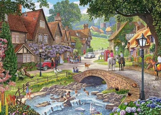Ravensburger - Leisure Days No 13 - By the Stream - 1000 Piece Jigsaw Puzzle