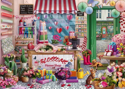 Ravensburger - Blossoms Flower Shop - 1000 Piece Jigsaw Puzzle