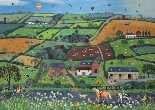 Otter House - Farm Fields - 1000 Piece Jigsaw Puzzle