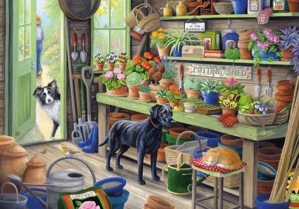 Otter House - The Potting Shed - 500 Piece Jigsaw Puzzle
