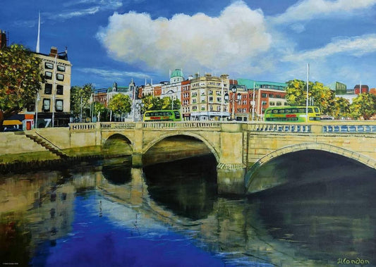 Ravensburger - O'Connell Bridge Ireland - 1000 Piece Jigsaw Puzzle