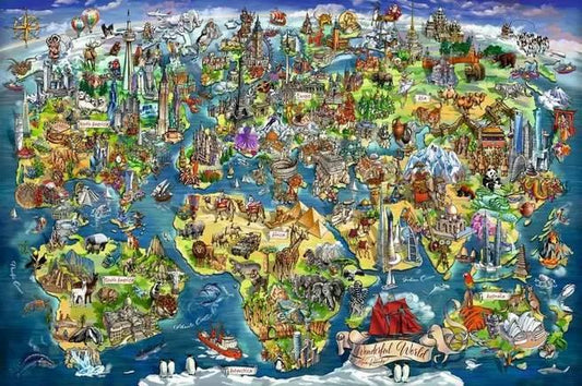 Ravensburger - World Map - 5000 Piece Jigsaw Puzzle