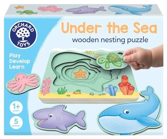 Orchard Toys - Under the Sea - Wooden Nesting Jigsaw Puzzle