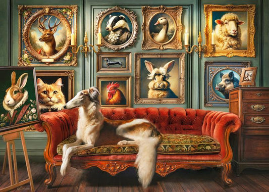 CherryPazzi - The Aristocratic Menagerie - 1000 Piece Jigsaw Puzzle
