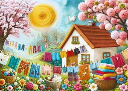 CherryPazzi - Woollen Meadow - 1000 Piece Jigsaw Puzzle