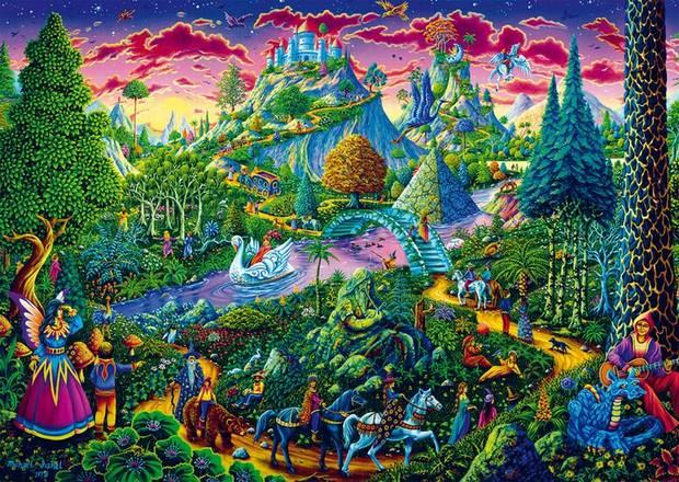 Schmidt - Fantastic Fairy World - 1000 Piece Jigsaw Puzzle