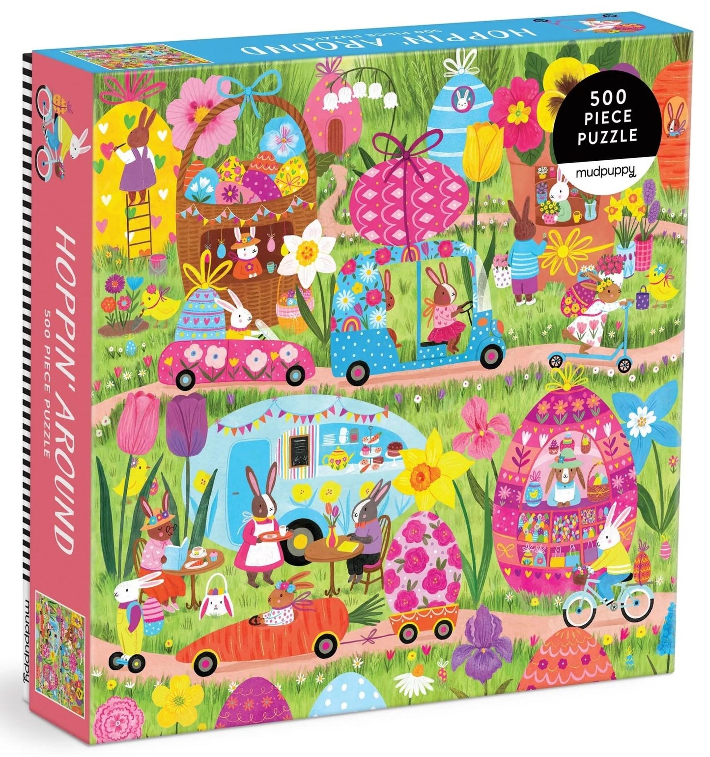 Galison - Hoppin' Around - 500 Piece Jigsaw Puzzle