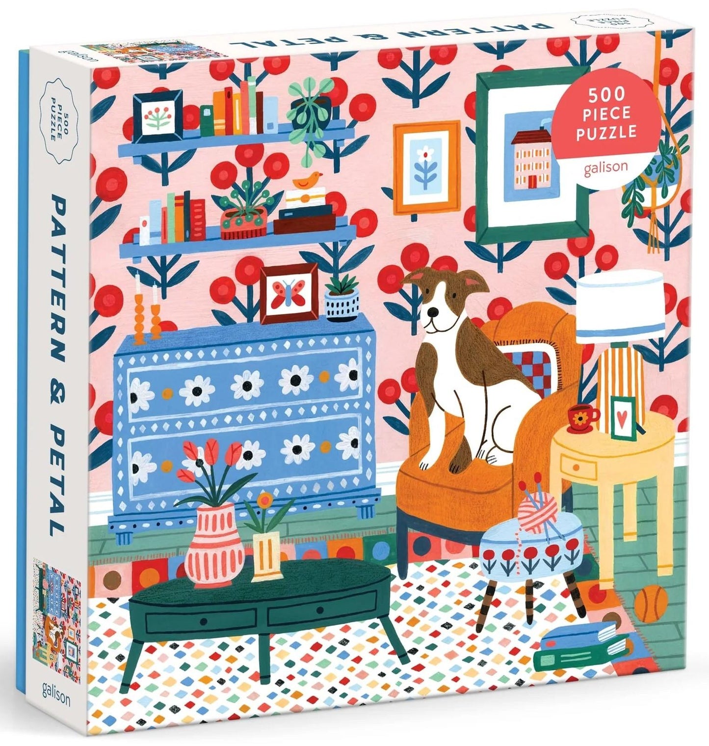 Galison - Pattern & Petal - 500 Piece Jigsaw Puzzle