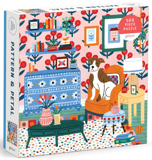 Galison - Pattern & Petal - 500 Piece Jigsaw Puzzle