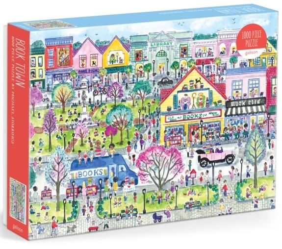 Galison - Michael Storrings - Book Townscape - 1000 Piece Jigsaw Puzzle