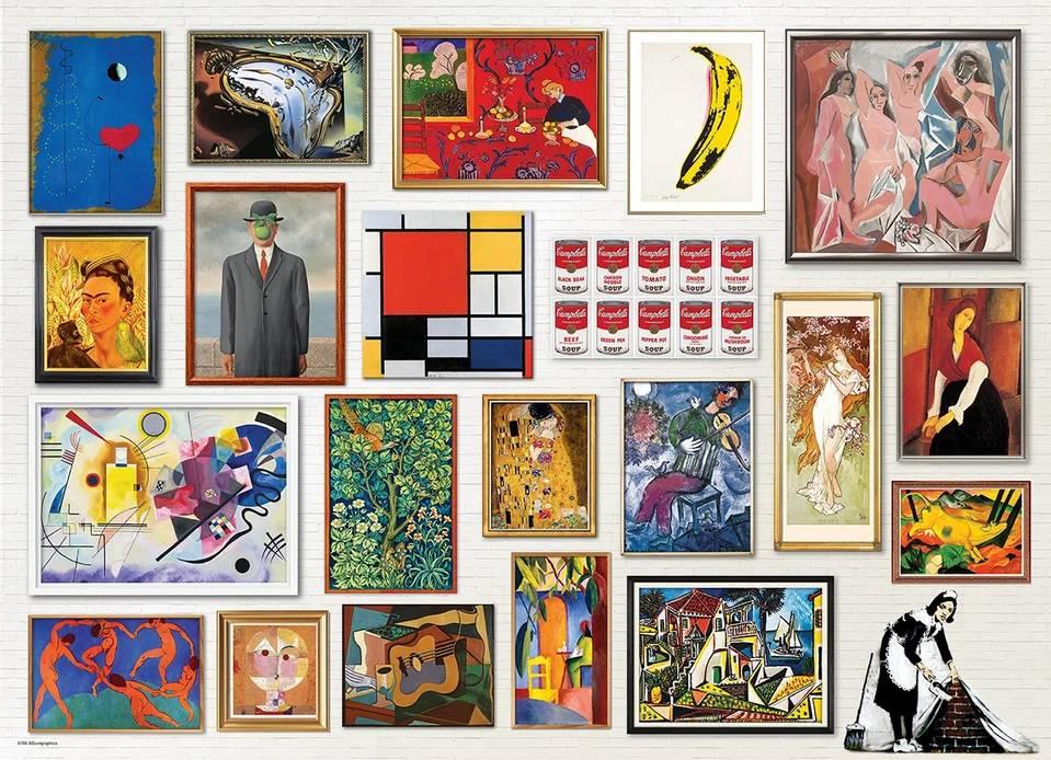 Eurographics - Modern Art Masterpieces - 1000 Piece Jigsaw Puzzle