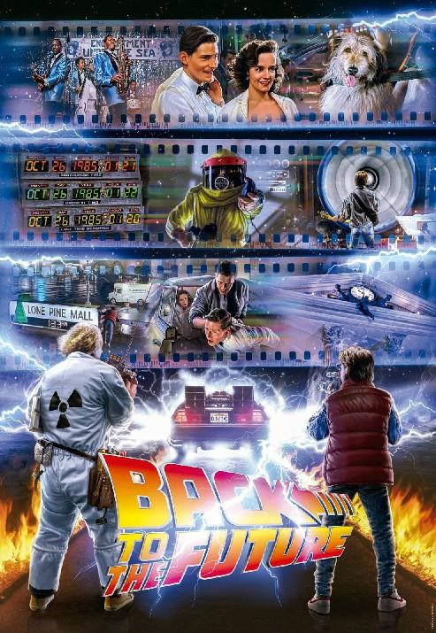 Clementoni - Compact Cult Movies - Back To The Future - 1000 Piece Jigsaw Puzzle