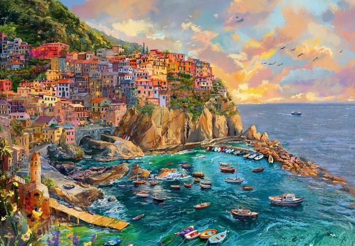 Clementoni - Painted Manarola - 2000 Piece Jigsaw Puzzle