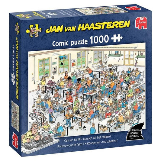 Jan Van Haasteren - Can we Fix It? - 1000 Piece Jigsaw Puzzle