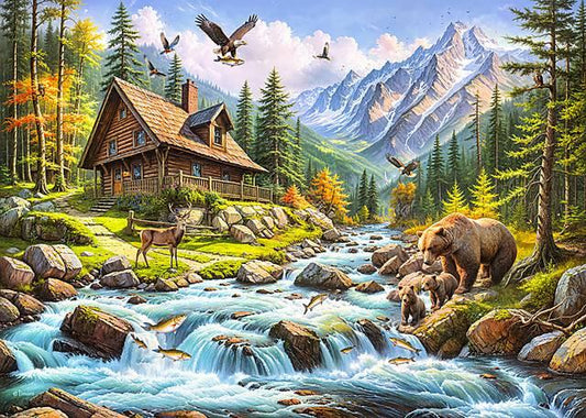 CherryPazzi - The Living Valley - 1000 Piece Jigsaw Puzzle