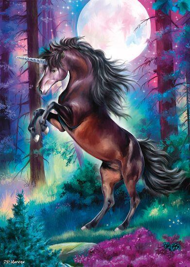 Schmidt - Unicorn in Full Moon - 1000 Piece Jigsaw Puzzle