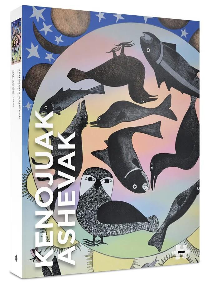 Pomegranate - Kenojuak Ashevak - Siilavut Nunavut - 1000 Piece Jigsaw Puzzle