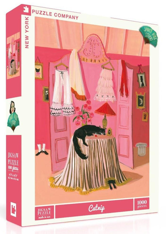 New York Puzzle Company - Catnip - 1000 Piece Jigsaw Puzzle