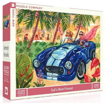 New York Puzzle Company - Gals Best Friend - 1000 Piece Jigsaw Puzzle