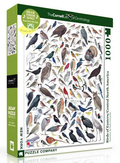 New York Puzzle Company - Birds of Eastern & Central North America - 1000 Piece Jigsaw Puzzle