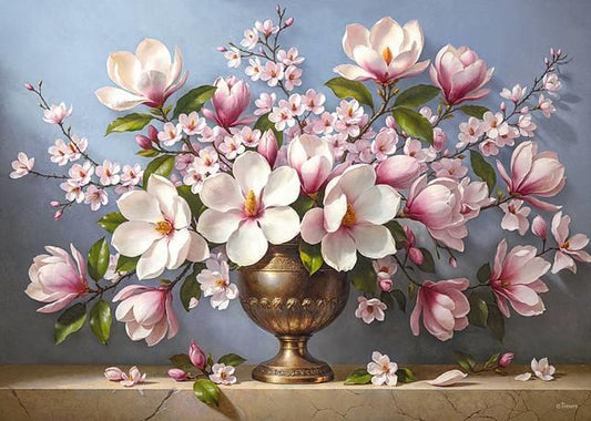 CherryPazzi - Magnolia Elegance - 1000 Piece Jigsaw Puzzle