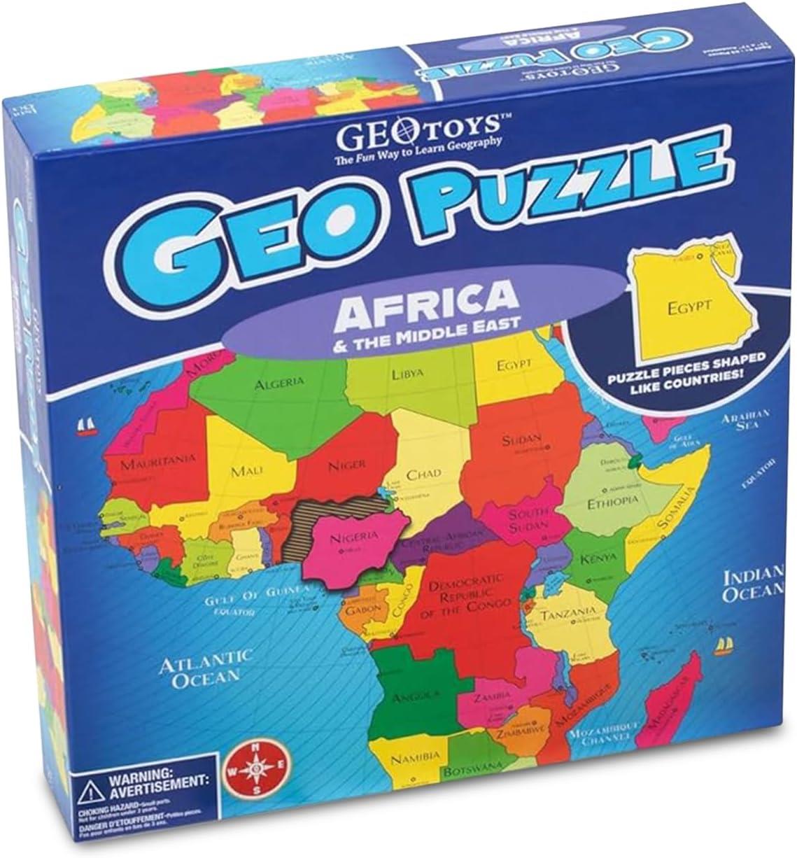 GeoToys - Africa & the Middle East - 65 Piece Jigsaw Puzzle