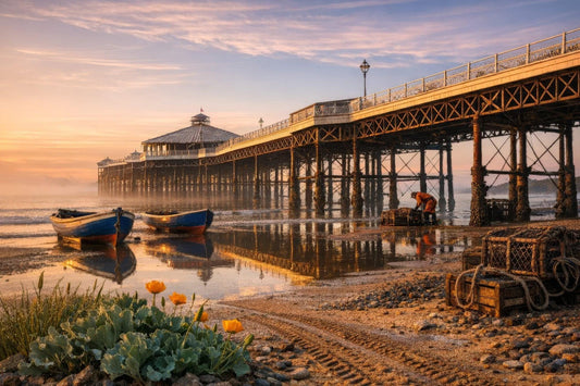 Heritage Jigsaws - Morning on the Pier - 1000 Piece Jigsaw Puzzle