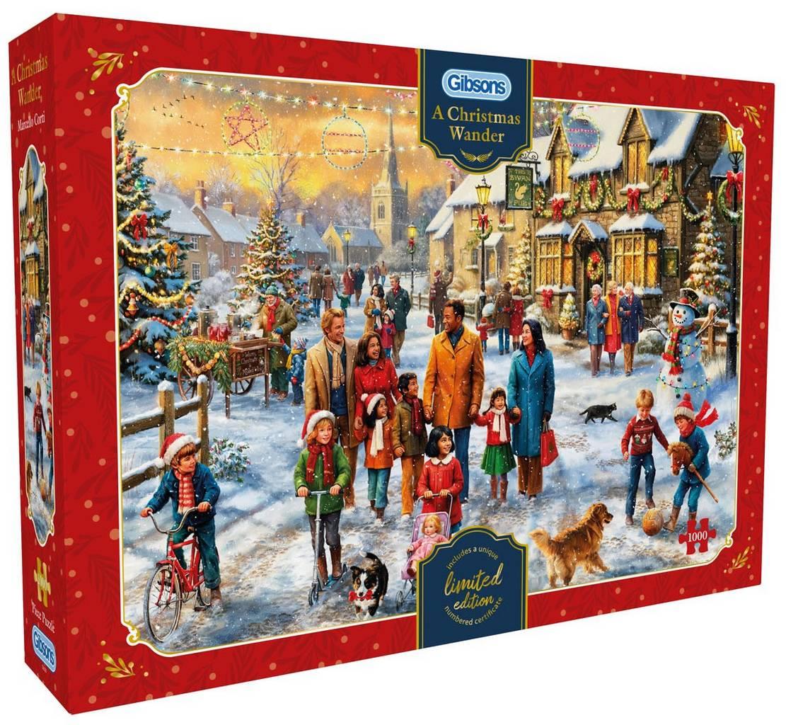 Gibsons - A Christmas Wander - Limited Edition - 1000 Piece Jigsaw Puzzle