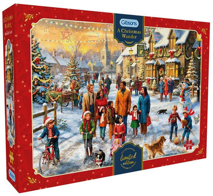 Gibsons - A Christmas Wander - Limited Edition - 1000 Piece Jigsaw Puzzle