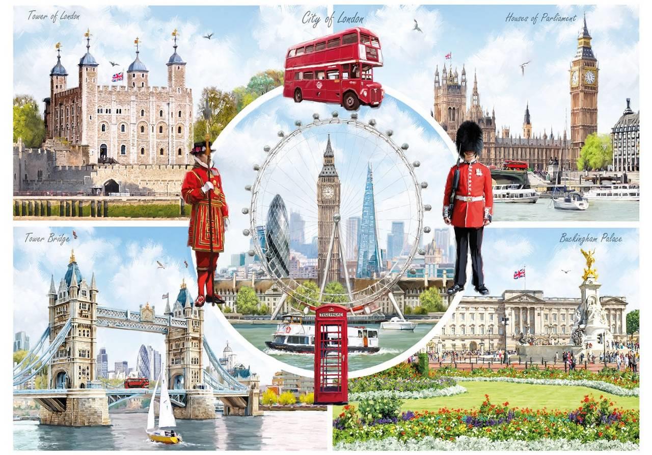 Gibsons - A Look at London - 1000 Piece Jigsaw Puzzle