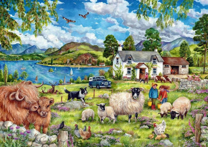 Ravensburger - Country Farm - 1000 Piece Jigsaw Puzzle