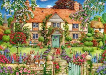 Ravensburger - Rose Cottage - 1000 Piece Jigsaw Puzzle
