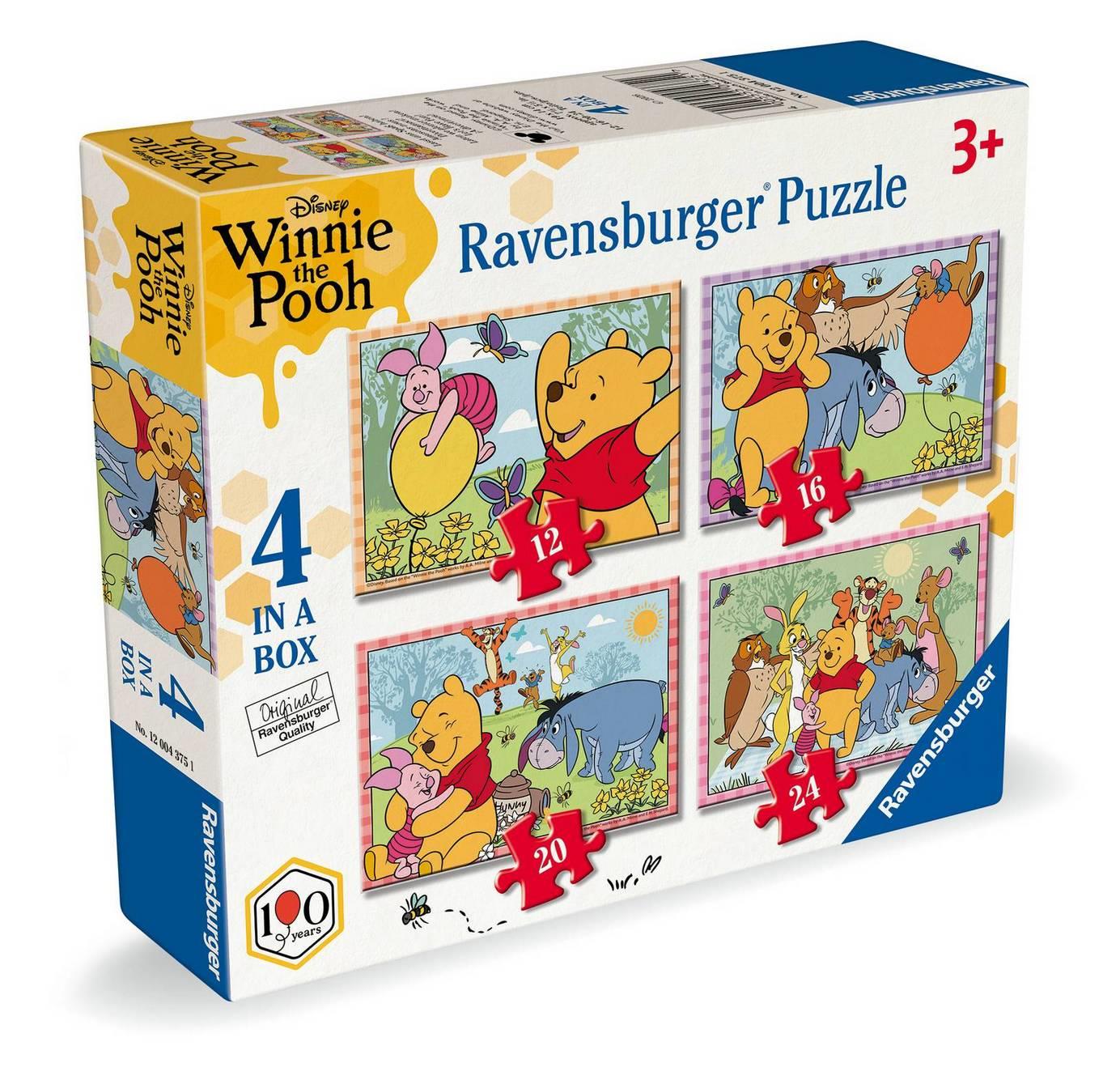 Ravensburger - Winnie the Pooh - 4 in a Box Jigsaw Puzzle