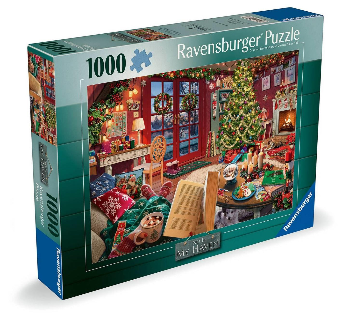 Ravensburger - My Haven No 14 - Christmas Shed - 1000 Piece Jigsaw Puzzle