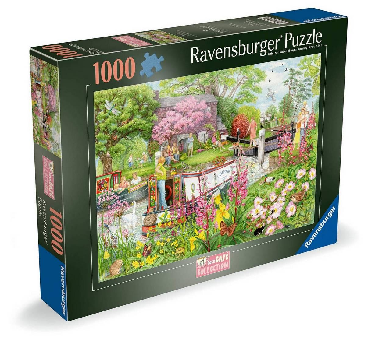 Ravensburger - Cosy Cafe No 4 River Cafe - 1000 Piece Jigsaw Puzzle