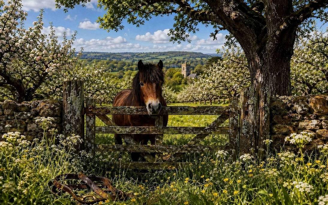 Heritage Jigsaws - The Orchard Gate - 1000 Piece Jigsaw Puzzle